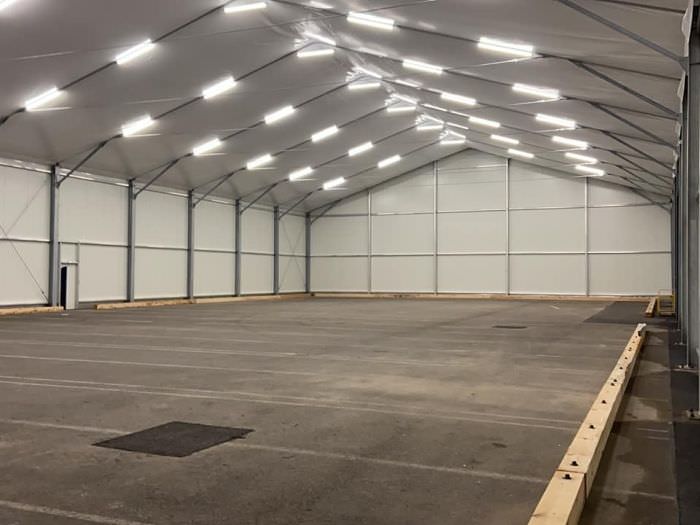 Hall de stockage en Alsace Image de Hall de stockage en Alsace